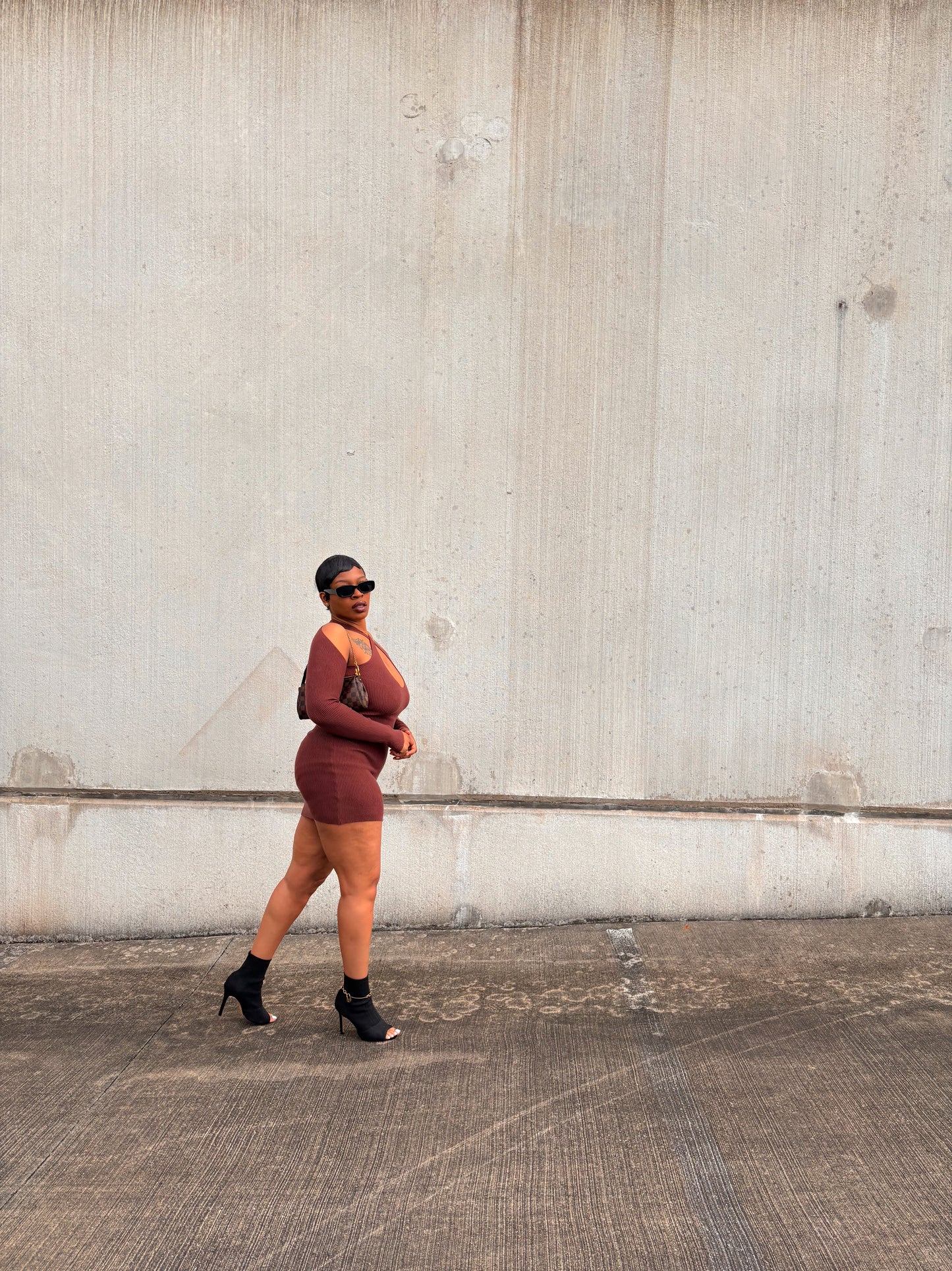 Mia Ribbed Knit Dress