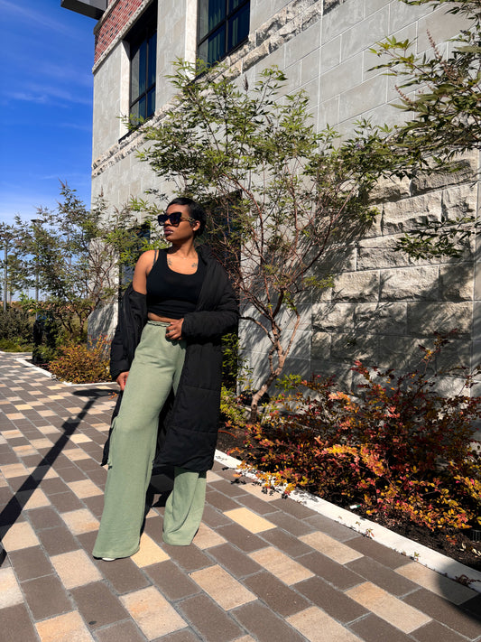 Cozy Wide Leg Joggers