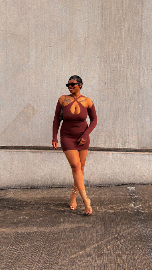 Mia Ribbed Knit Dress - FINAL SALE